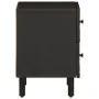 Bedside tables 2 pcs solid black mango wood 40x33x46 cm by , Nightstands - Ref: Foro24-356818, Price: 92,07 €, Discount: %