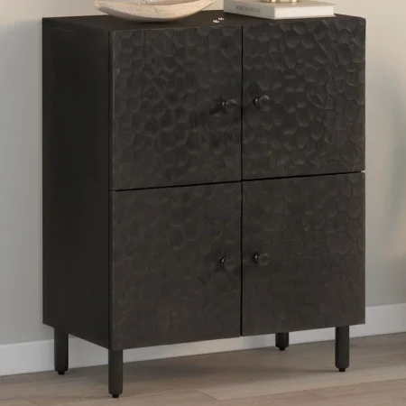 Aparador madera maciza de mango negro 60x33x75 cm de , Aparadores - Ref: Foro24-356845, Precio: 146,05 €, Descuento: %