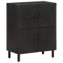 Aparador madera maciza de mango negro 60x33x75 cm de , Aparadores - Ref: Foro24-356845, Precio: 146,05 €, Descuento: %