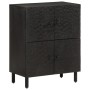 Sideboard aus massivem schwarzem Mangoholz, 60 x 33 x 75 cm von , Sideboards - Ref: Foro24-356845, Preis: 148,66 €, Rabatt: %