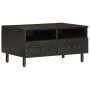 Solid black mango wood coffee table 80x54x40 cm by , Coffee table - Ref: Foro24-356832, Price: 94,32 €, Discount: %