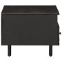 Massiver Couchtisch aus schwarzem Mangoholz, 80 x 54 x 40 cm von , Couchtisch - Ref: Foro24-356832, Preis: 94,32 €, Rabatt: %