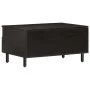Mesa de centro madera maciza de mango negra 80x54x40 cm de , Mesas de centro - Ref: Foro24-356832, Precio: 93,46 €, Descuento: %