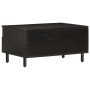 Solid black mango wood coffee table 80x54x40 cm by , Coffee table - Ref: Foro24-356832, Price: 94,32 €, Discount: %
