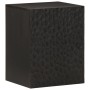 Wall mounted bathroom cabinet solid black mango wood 38x33x48 cm by , bathroom vanities - Ref: Foro24-356839, Price: 86,12 €,...