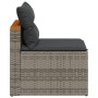 Gartensofa ohne Armlehnen 2 Stück mit grauen PE-Rattankissen von , Outdoor-Sofas - Ref: Foro24-365833, Preis: 144,97 €, Rabat...