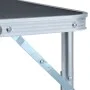 Gray aluminum folding camping table 60x45 cm by vidaXL, camping furniture - Ref: Foro24-48180, Price: 34,11 €, Discount: %