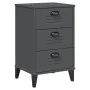 VIKEN bedside table in anthracite gray engineered wood by , Nightstands - Ref: Foro24-374913, Price: 80,10 €, Discount: %