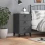 VIKEN bedside table in anthracite gray engineered wood by , Nightstands - Ref: Foro24-374913, Price: 80,10 €, Discount: %
