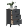 VIKEN Nachttisch aus anthrazitgrauem Holzwerkstoff von , Nachttische - Ref: Foro24-374913, Preis: 85,72 €, Rabatt: %