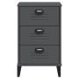 VIKEN bedside table in anthracite gray engineered wood by , Nightstands - Ref: Foro24-374913, Price: 85,72 €, Discount: %