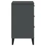 VIKEN bedside table in anthracite gray engineered wood by , Nightstands - Ref: Foro24-374913, Price: 80,10 €, Discount: %