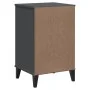 VIKEN bedside table in anthracite gray engineered wood by , Nightstands - Ref: Foro24-374913, Price: 80,10 €, Discount: %