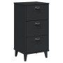 Mesita de noche VIKEN madera de ingeniería negra de , Mesitas de noche - Ref: Foro24-374918, Precio: 74,17 €