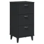 VIKEN nightstand black engineered wood by , Nightstands - Ref: Foro24-374918, Price: 73,31 €, Discount: %