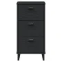 VIKEN nightstand black engineered wood by , Nightstands - Ref: Foro24-374918, Price: 73,31 €, Discount: %