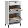 Mueble zapatero VIKEN madera de ingeniería blanco de , Zapateros y organizadores de calzado - Ref: Foro24-374926, Precio: 134...
