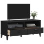 VIKEN schwarzer TV-Schrank aus Holzwerkstoff von , TV-Möbel - Ref: Foro24-374930, Preis: 125,31 €, Rabatt: %