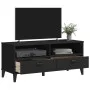 VIKEN schwarzer TV-Schrank aus Holzwerkstoff von , TV-Möbel - Ref: Foro24-374930, Preis: 123,31 €, Rabatt: %
