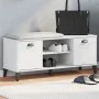 VIKEN shoe bench white engineered wood 106x35x45 cm by , Shoe racks and shoe organizers - Ref: Foro24-374932, Price: 105,89 €...