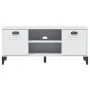VIKEN shoe bench white engineered wood 106x35x45 cm by , Shoe racks and shoe organizers - Ref: Foro24-374932, Price: 105,89 €...