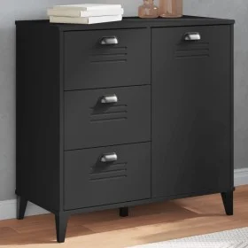 VIKEN black engineered wood sideboard 80x40x80 cm by , Sideboards - Ref: Foro24-374939, Price: 154,13 €, Discount: %