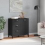 VIKEN black engineered wood sideboard 80x40x80 cm by , Sideboards - Ref: Foro24-374939, Price: 156,61 €, Discount: %