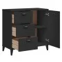 VIKEN black engineered wood sideboard 80x40x80 cm by , Sideboards - Ref: Foro24-374939, Price: 154,13 €, Discount: %