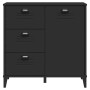 VIKEN Sideboard aus schwarzem Holzwerkstoff, 80 x 40 x 80 cm von , Sideboards - Ref: Foro24-374939, Preis: 156,61 €, Rabatt: %