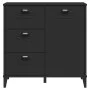 VIKEN Sideboard aus schwarzem Holzwerkstoff, 80 x 40 x 80 cm von , Sideboards - Ref: Foro24-374939, Preis: 154,13 €, Rabatt: %