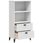 Librería VIKEN madera de ingeniería blanco 60x35x123 cm de , Librerías y estanterías - Ref: Foro24-374947, Precio: 133,18 €, ...