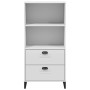 VIKEN white engineered wood bookcase 60x35x123 cm by , Bookcases and shelves - Ref: Foro24-374947, Price: 133,18 €, Discount: %
