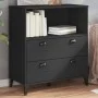 Librería VIKEN madera de ingeniería negro 80x40x90 cm de , Librerías y estanterías - Ref: Foro24-374945, Precio: 145,14 €, De...