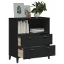 Librería VIKEN madera de ingeniería negro 80x40x90 cm de , Librerías y estanterías - Ref: Foro24-374945, Precio: 145,14 €, De...