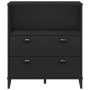 Librería VIKEN madera de ingeniería negro 80x40x90 cm de , Librerías y estanterías - Ref: Foro24-374945, Precio: 147,38 €