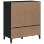 Librería VIKEN madera de ingeniería negro 80x40x90 cm de , Librerías y estanterías - Ref: Foro24-374945, Precio: 145,14 €, De...