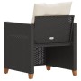 Gartenstuhl mit schwarzen synthetischen Rattankissen von , Gartenstühle - Ref: Foro24-366317, Preis: 84,58 €, Rabatt: %