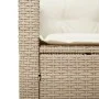 Table and chairs with cushions 3 pieces PE rattan beige acacia wood by , Garden sets - Ref: Foro24-366315, Price: 227,49 €, D...