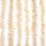 Beige-weißer Chenille-Fliegenschutzvorhang, 56 x 185 cm von , Moskitonetze für Fenster - Ref: Foro24-377339, Preis: 36,68 €, ...