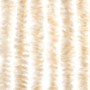 Beige-weißer Chenille-Fliegenschutzvorhang, 100 x 230 cm von , Moskitonetze für Fenster - Ref: Foro24-377345, Preis: 67,18 €,...
