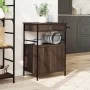 Küchenwagen aus eichenbraunem Holzwerkstoff, 56 x 43 x 89,5 cm von , Küchen- und Speisewagen - Ref: Foro24-842395, Preis: 89,...