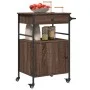 Küchenwagen aus eichenbraunem Holzwerkstoff, 56 x 43 x 89,5 cm von , Küchen- und Speisewagen - Ref: Foro24-842395, Preis: 89,...