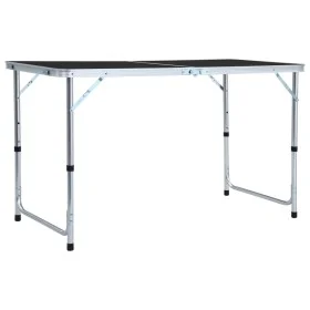 Mesa de camping plegable aluminio gris 120x60 cm de vidaXL, Mobiliario de camping - Ref: Foro24-48173, Precio: 44,56 €, Descu...