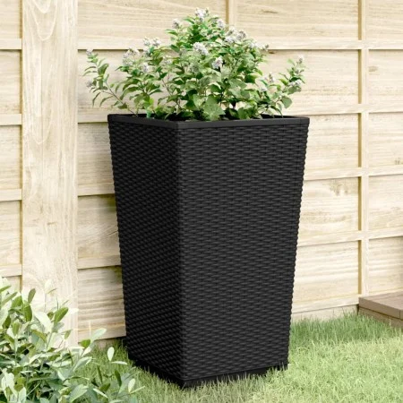 Jardineras 2 unidades PP negro 32,5x32,5x57 cm de , Maceteros y jardineras - Ref: Foro24-367848, Precio: 80,08 €, Descuento: %