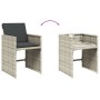 Garten-Essgruppe 11-teilig und graue synthetische Rattankissen von , Gartensets - Ref: Foro24-3211211, Preis: 647,57 €, Rabat...
