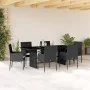 7-piece garden dining set and black synthetic rattan cushions by , Garden sets - Ref: Foro24-3213506, Price: 486,11 €, Discou...