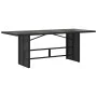 7-piece garden dining set and black synthetic rattan cushions by , Garden sets - Ref: Foro24-3213506, Price: 486,11 €, Discou...