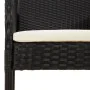 7-piece garden dining set and black synthetic rattan cushions by , Garden sets - Ref: Foro24-3213506, Price: 486,11 €, Discou...