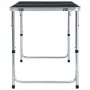 Mesa de camping plegable aluminio gris 120x60 cm de vidaXL, Mobiliario de camping - Ref: Foro24-48173, Precio: 54,89 €, Descu...