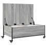 Coffee table with wheels gray engineered wood 91x55x34 cm by , Coffee table - Ref: Foro24-842299, Price: 73,35 €, Discount: %